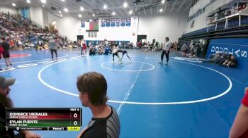 95 lbs Cons. Round 1 - Dominick Urdiales, Gering Middle School vs Eylan Puente, Carey Jr High