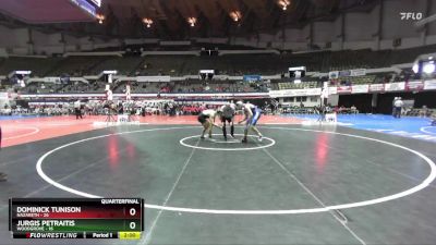 157 lbs Quarters & Wb (16 Team) - Dominick Tunison, Nazareth vs Jurgis Petraitis, Woodgrove