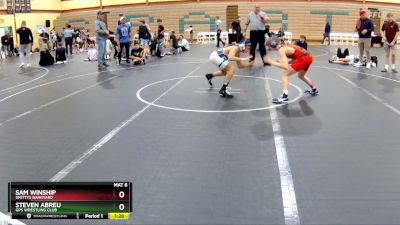 96 lbs 1st Place Match - Sam Winship, Smittys Barnyard vs Steven Abreu, GPS Wrestling Club