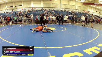 132 lbs Champ. Round 1 - Devion Coffin, OH vs Alexander Valentin, IL