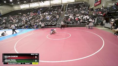 135 lbs Champ. Round 2 - Aidan Faiva, Tooele High School vs Dylan Dubois, Lehi
