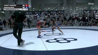 50 kg Cons. Sub-rd Of 16 - Audrey Swiderek, Menlo Wrestling Club vs Damiyah Smith, Unattached