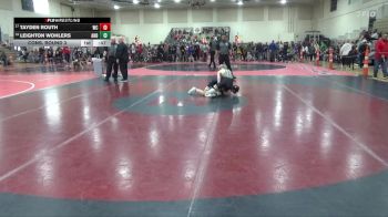 95 lbs Cons. Round 3 - Tayden Routh, Weigh-In Club vs Leighton Wohlers, Andover