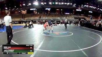 145 lbs Quarterfinal - Eric Aja, Freedom vs Jace Parent, St Francis School
