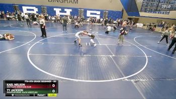 80 lbs Round 1 - Ty Jackson, Mountain Ridge Youth Wrestling vs Kael Nelson, Salt Flats Wrestling Club