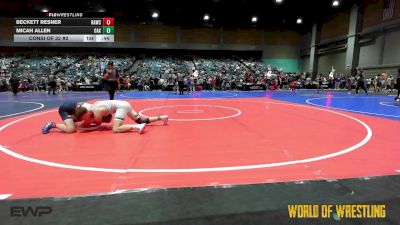 135 lbs Consi Of 32 #2 - Beckett Resner, RAWC vs Micah Allen, Oakdale