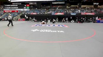 125 lbs Semifinal - 3 Gabe Gonzales, Grand View vs 7 Allen Calderon, Indiana Tech