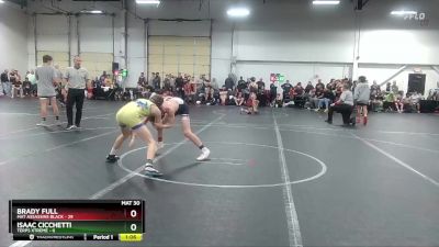 96 lbs Round 2 (4 Team) - Brady Full, Mat Assassins Black vs Isaac Cicchetti, Terps Xtreme