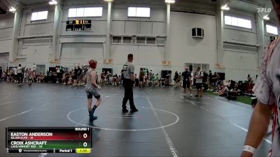 96 lbs Round 1 (6 Team) - Easton Anderson, Killer Elite vs Croix Ashcraft, Lake/Armory Red