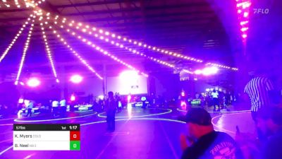 57 lbs Semifinal - Kruizemen Myers, Colorado Outlaws vs Bryce Neel, NB Elite