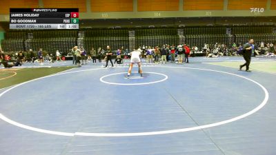 165 lbs Consi Of 8 #1 - James Holiday, Esperanza vs Bo Goodman, Pleasant Grove