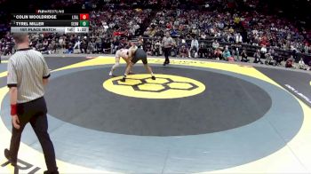 D1-175 lbs 1st Place Match - Colin Wooldridge, La Salle vs Tyrel Miller, St. Edward