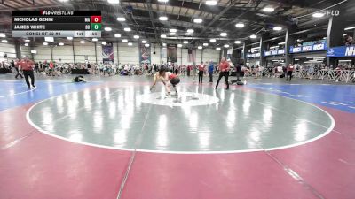138 lbs Consi Of 32 #2 - Nicholas Genin, MA vs James White, SC