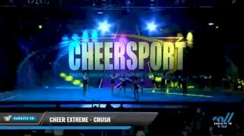 Cheer Extreme - Kernersville - Crush [2021 L6 Junior Day 1] 2021 CHEERSPORT National Cheerleading Championship