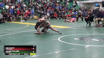 113 lbs Cons. Round 4 - Joe Couty, Springboro vs Xavier Pollard, Louisville