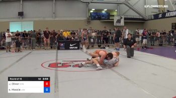 79 kg Round Of 16 - Jacob Oliver, Edinboro vs Sawyer Massie, La Crosse Area Wrestlers