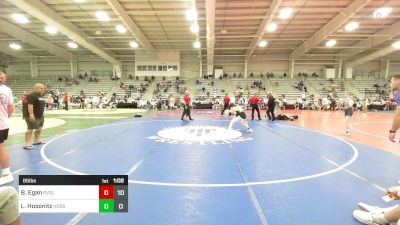 85 lbs Round Of 16 - Brennan Egan, Revival Pink vs Luke, IV Hosonitz, Iron Horse Wrestling Club