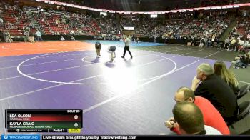 Girls 185 lbs Champ. Round 1 - Lea Olson, Marshall Girls vs Kayla Craig, Milwaukee Ronald Reagan Girls