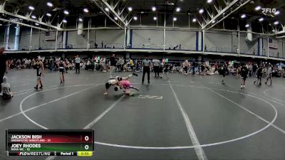 68 lbs Round 7 (10 Team) - Joey Rhodes, NOVA WC vs Jackson Bish, Undisputed Wrestling