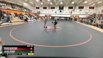 155 lbs Round 2 - Travis Hurtado, Riverton Middle School vs James Wages, Cody Middle School