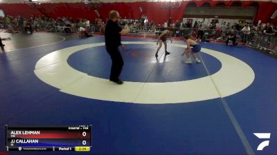 138 lbs Cons. Round 1 - Alex Lehman, MN vs Jj Callahan, IA