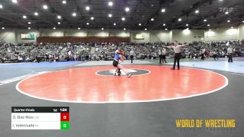 100 lbs Quarterfinal - Divina Diaz Rios, Live Training vs Isabel Valenzuela, Rough House