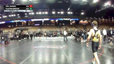 106 lbs Semifinal - Clayton Newton, Camden County vs Will Hughes, Athens Christian