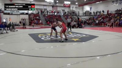 144 lbs Cons. Semi - Ty Sander-Welzien, Clinton vs Jalen Dewith, Davenport Central