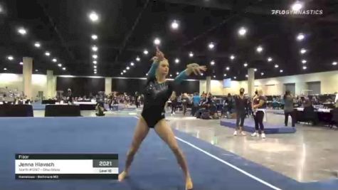 Jenna Hlavach - Floor, North #1247 - Ohio State - 2021 USA Gymnastics Development Program National Championships