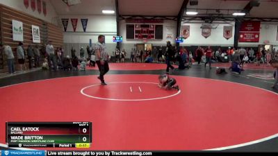 3 lbs Quarterfinal - Cael Eatock, Ballard vs Wade Britton, Fort Madison Wrestling Club