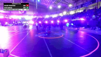 150 lbs Round Of 32 - Caleb Crabtree, Thundercats WC vs Jack Djikas, Cherry Creek HS