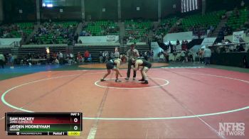 7A 175 lbs Cons. Round 1 - Sam Mackey, James Clemens HS vs Jayden Mooneyham, Hoover