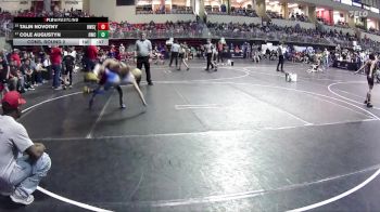 75 lbs Cons. Round 2 - Talin Novotny, Hawks Wrestling Club (Lincoln) vs Cole Augustyn, Ord Wresting Club