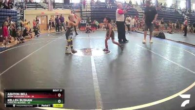 45 lbs Cons. Semi - Ashton Bell, Bison Takedown Club vs Kellen Bushaw, Carolina Reapers