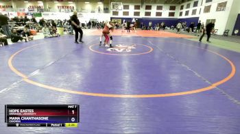 103 lbs Cons. Round 4 - Hope Eastes, Emmanuel University vs Mana Chanthasone, Chadron