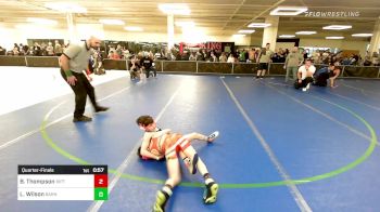 68 lbs Quarterfinal - Braydon Thompson, Riptide Wrestling Club vs Lucas Wilson, Smittys Barn