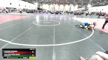 132A Cons. Round 1 - Kolton Mcelwain, Goddard HS vs Tucker Sparks, Arkansas City HS