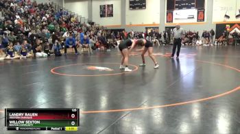 125 lbs Champ. Round 2 - Landry Rauen, Western Dubuque vs Willow Sexton, Benton Community