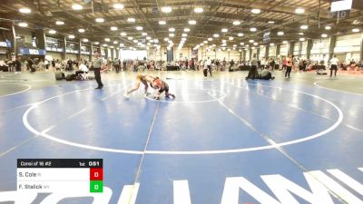 105 lbs Consi Of 16 #2 - Scott Cole, RI vs Finn Stalick, WY