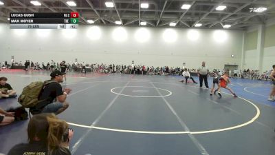 75 lbs Rr Rnd 3 - Lucas Gush, PA Crusaders - EL vs Max Moyer, The Hunt WC Black - EL