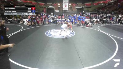 120 lbs Mas Hatano, SAWA - Sacramento Area Wrestling Association vs Grant Langstaff, MDWA - Mount Diablo Wrestling Association