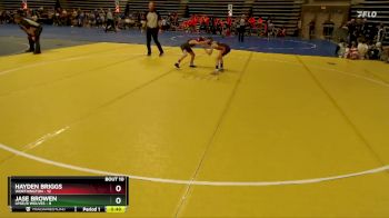 65 lbs Finals (8 Team) - Jase Browen, LPGE/B Wolves vs Hayden Briggs, Worthington