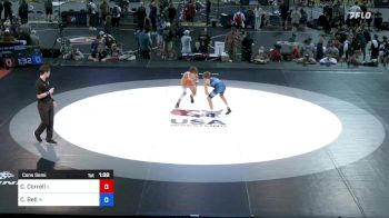 100 lbs Cons Semi - Caden Correll, Illinois vs Case Bell, Indiana