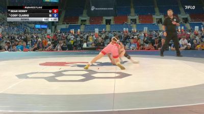 113 lbs Semis - Sean Kenny, NJ vs Cody Clarke, GA