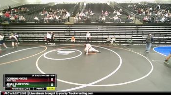 178 lbs Cons. Round 2 - Jesse Schiffman, West Field vs Cordon Myers, West Field