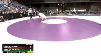 6A - 106 lbs Semifinal - Braydon Pacheco, Garden City vs Landon Cooper, Olathe South