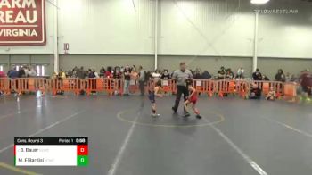 43 lbs Cons. Round 3 - Brody Bauer, Smith Mountain Lake WC vs Mahmoud ElBardisi, Scanlan Wrestling Academy