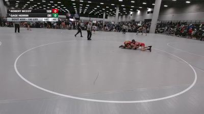 190 lbs Cons. Rd Of 16 - Robert McCoy, Temple High School Wrestling vs Gage Herrin, Cardinal Wrestling Club