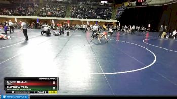 110 lbs Champ. Round 2 - Shonn Bell Jr, Iowa vs Matthew Tran, Ubasa Wrestling Academy