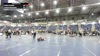 98 lbs Semifinal - Aspen Frasier, Rapid City Stevens Raiders vs Landon Meadows, Top Notch
